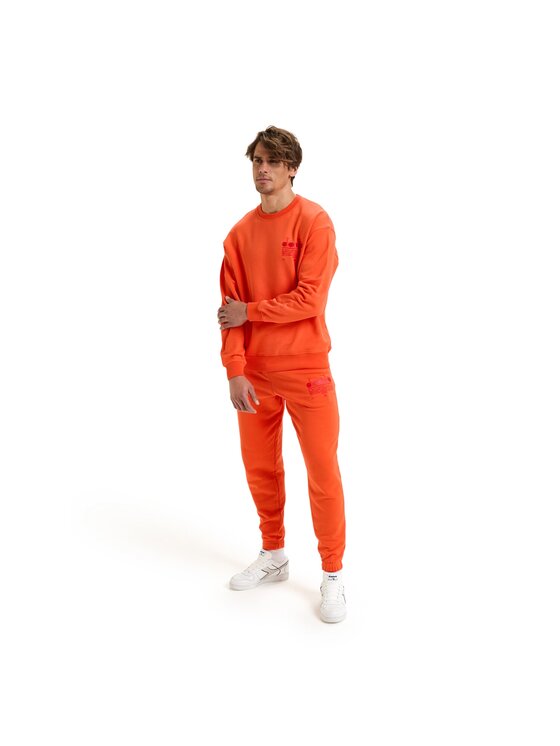 Diadora Diadora Bluza SWEATSHIRT CREW MANIFESTO Pomarańczowy Basic Fit