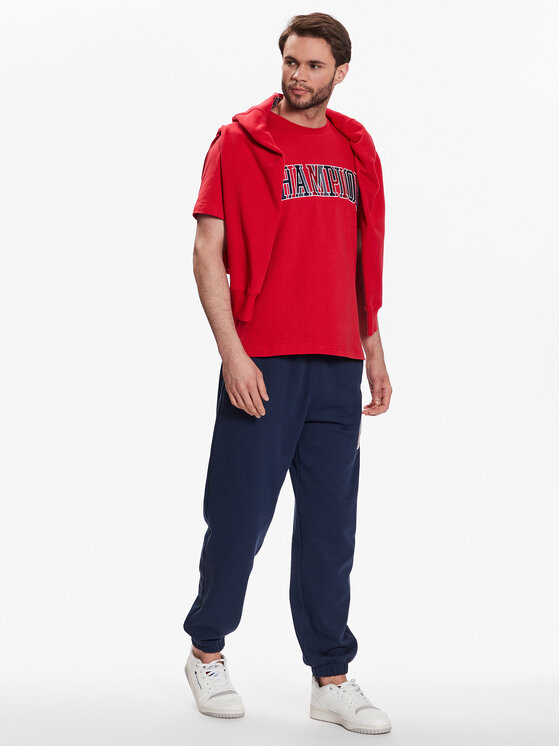 Champion Champion Póló Bookstore 218512 Piros Regular Fit