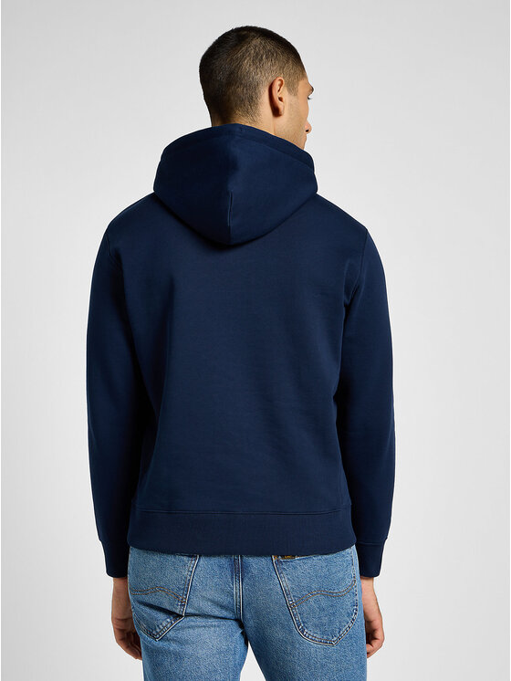 Lee Lee Bluza SEASONAL HOODIE Niebieski Regular Fit