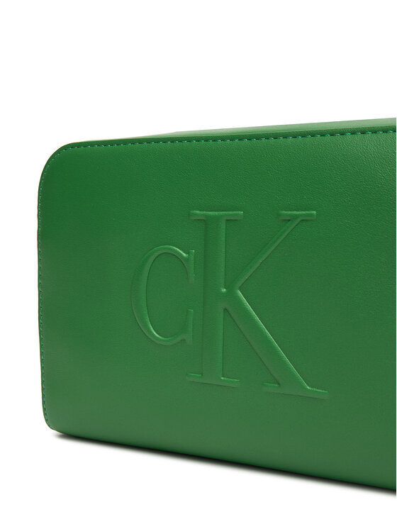 Calvin Klein Jeans Calvin Klein Jeans Torbica Sculpted Ew Camera Bag LV04K3036G Zelena