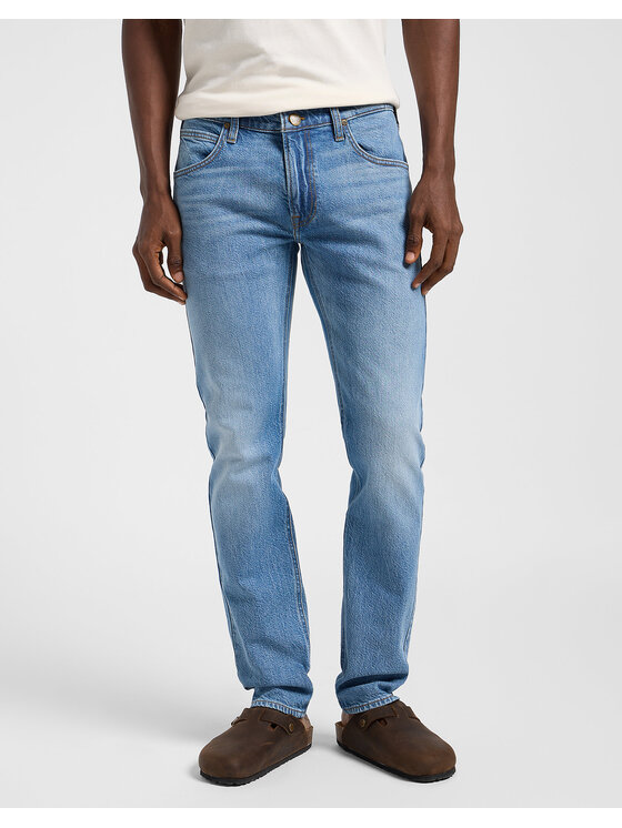 Lee Lee Jeansy LUKE Niebieski Slim Fit
