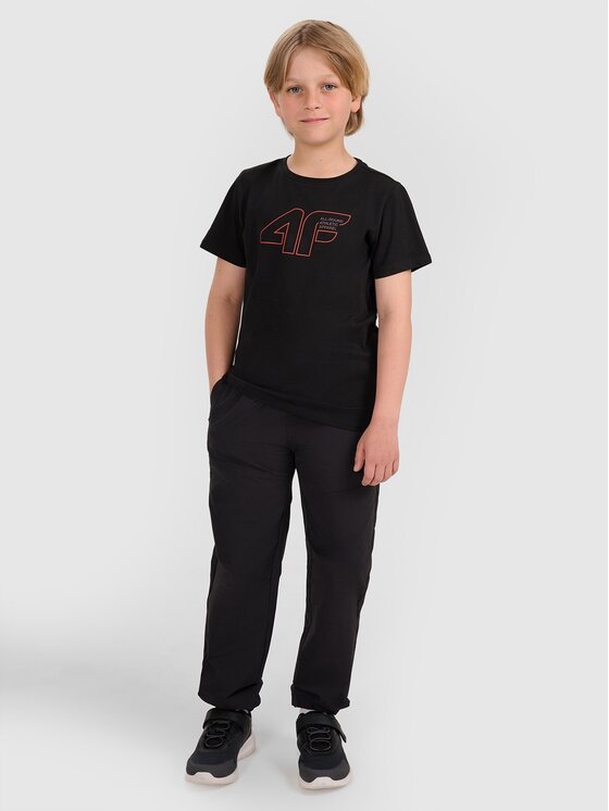 4F 4F T-shirt FJWAW25TTSHM2417-20S Nero Regular Fit
