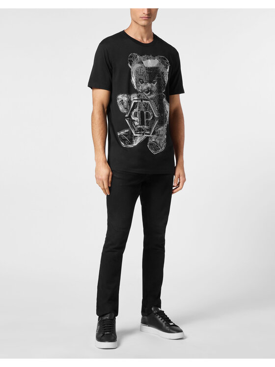 PHILIPP PLEIN PHILIPP PLEIN T-Shirt 14785 Černá Regular Fit