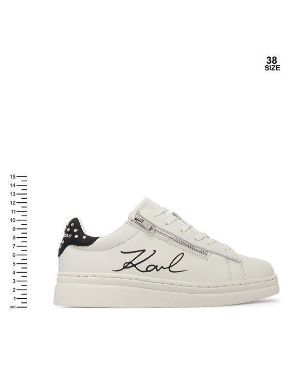 KARL LAGERFELD KARL LAGERFELD Laisvalaikio batai Z31238 S Balta
