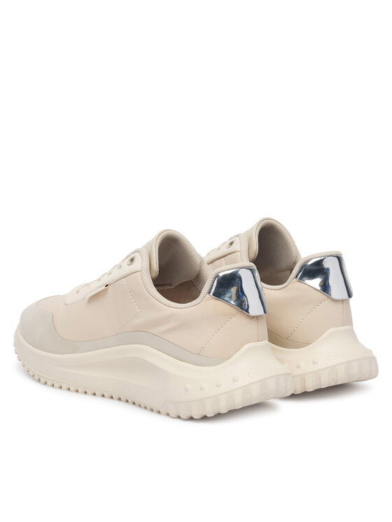 Calvin Klein Calvin Klein Sportcipők Eva Runner Lace Up Mat Mix YW0YW02016 Bézs