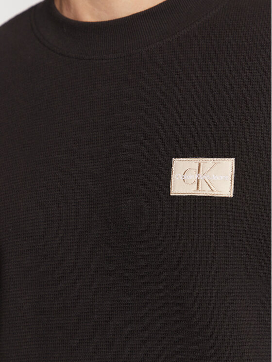 Calvin Klein Jeans Calvin Klein Jeans Sweter J30J321704 Czarny Relaxed Fit