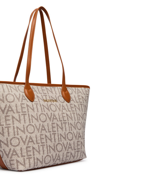 Valentino Valentino Torebka Logo VBSA1F02 Beżowy