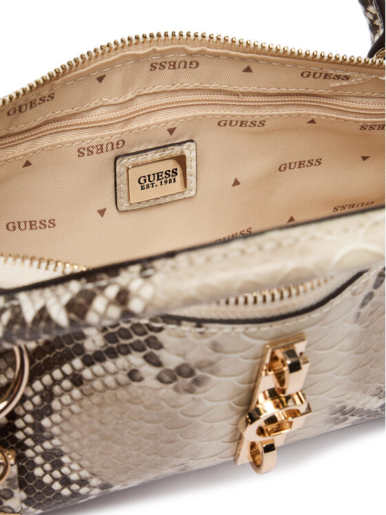 Guess Guess Дамска чанта Yvonne Mini HWKG23 29760 Сив
