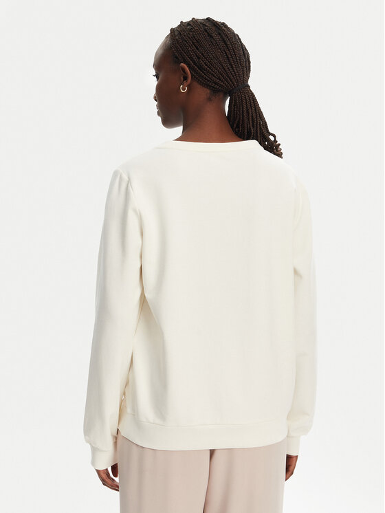 Liu Jo Sport Liu Jo Sport Sweatshirt TA5168 FS090 Écru Regular Fit