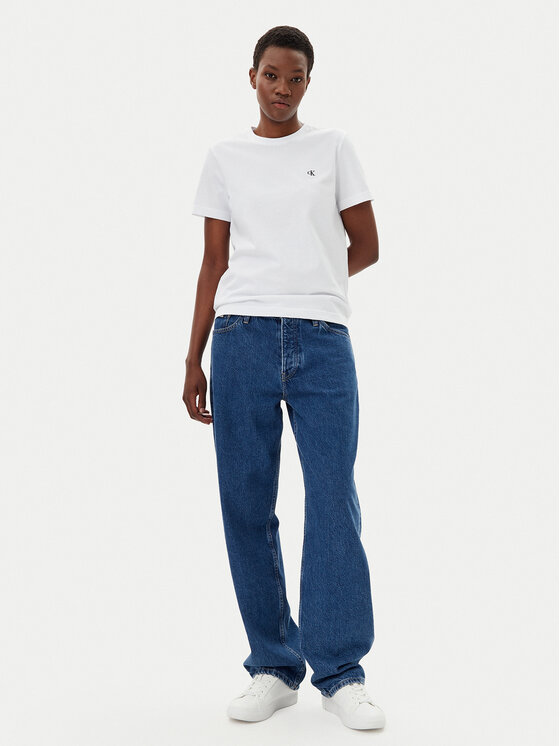 Calvin Klein Jeans Calvin Klein Jeans T-Shirt LV047B224G Biały Regular Fit