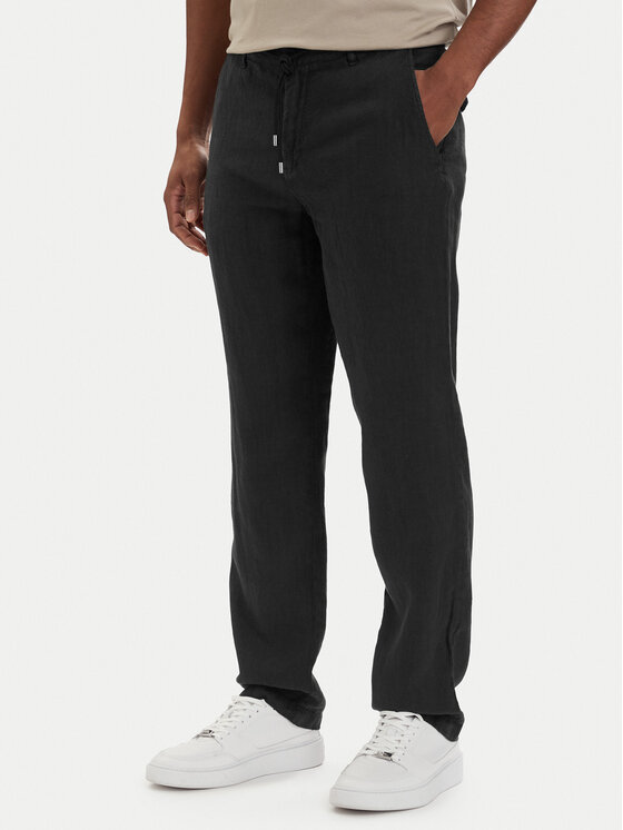 KARL LAGERFELD KARL LAGERFELD Chino nohavice 265358 562818 Čierna Regular Fit