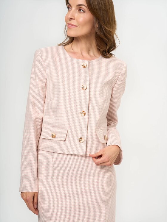 Willsoor Willsoor Marynarka 68270 Różowy jasny Regular Fit