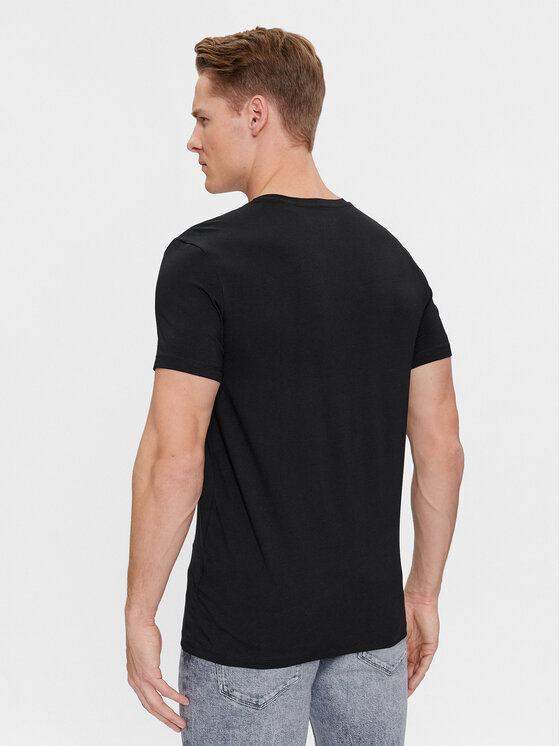 Guess Guess 2er-Set T-Shirts Caleb U97G03 KCD31 Schwarz Regular Fit