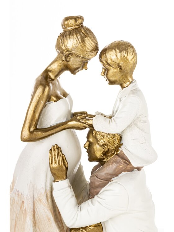 MIAhome MIAhome Figurka młodzi rodzice FAMILY Złoty