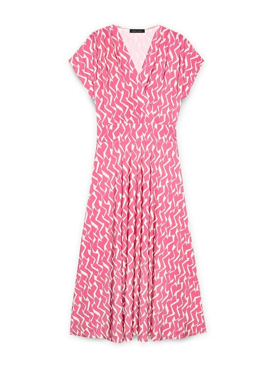 Fiorella Rubino Fiorella Rubino Sukienka wieczorowa 7009L001176N0S9 Różowy A-Line Fit