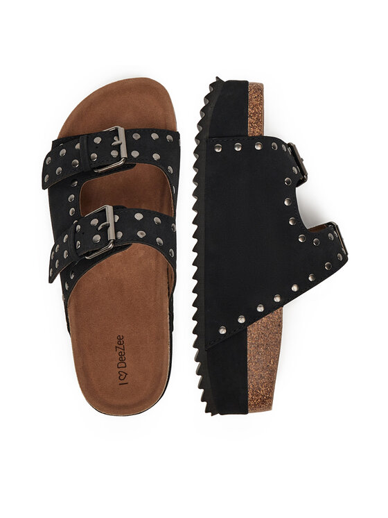 DeeZee DeeZee Klapki LB-P1685 Czarny