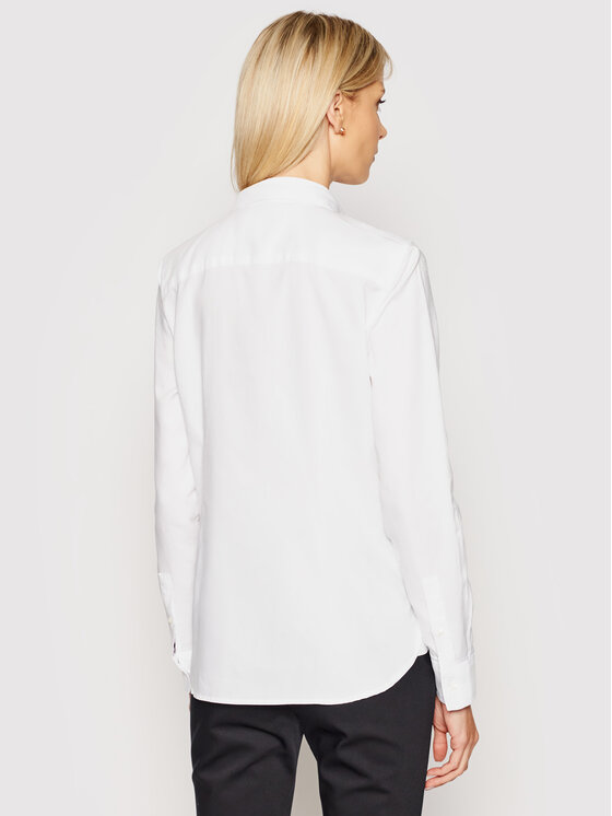 Tommy Hilfiger Hemd Heritage Regular Fit Shirt 1M87647512 Weiß 