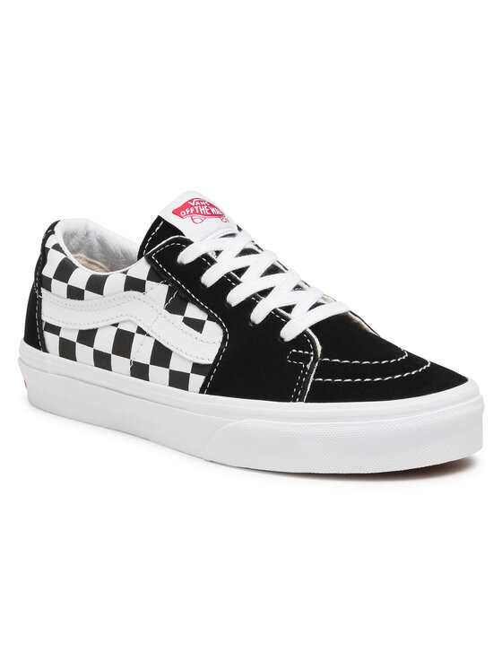 low sk8 checkered vans