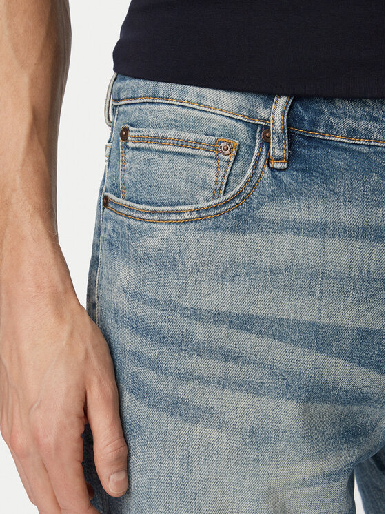 Guess Guess Jeansy M6GAR7 D0866 Niebieski Regular Fit