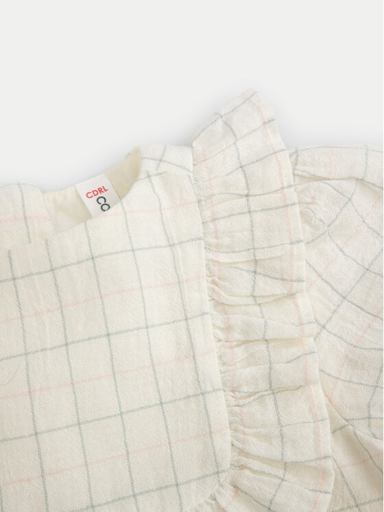 Coccodrillo Coccodrillo Sukienka letnia WC4128201GPN Écru Regular Fit