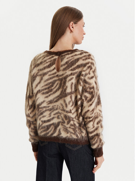 ViCOLO ViCOLO Πουλόβερ 55044F Καφέ Regular Fit