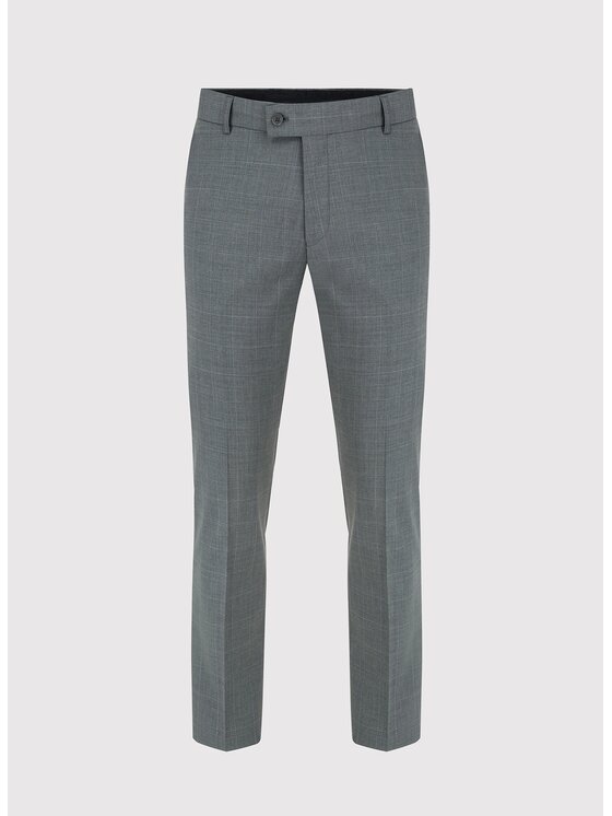 Pako Lorente Pako Lorente Spodnie garniturowe P24SF-6G-007 Szary Super Slim Fit