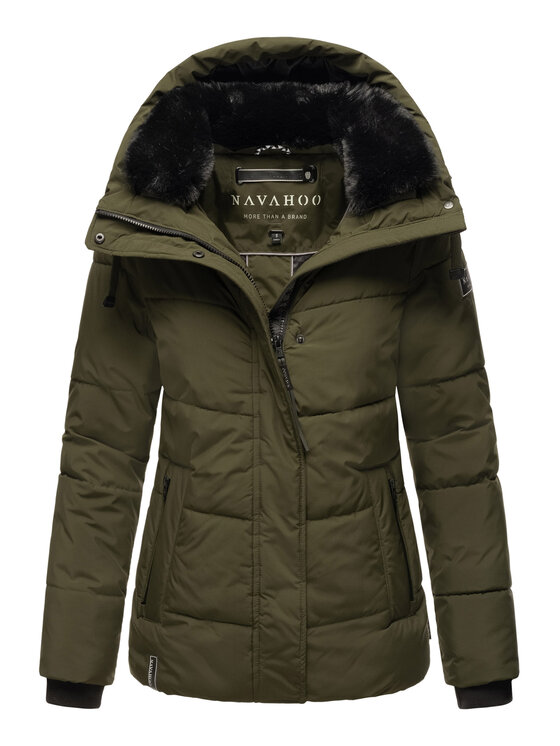 Navahoo Navahoo Kurtka zimowa Sag Ja Zielony Regular Fit