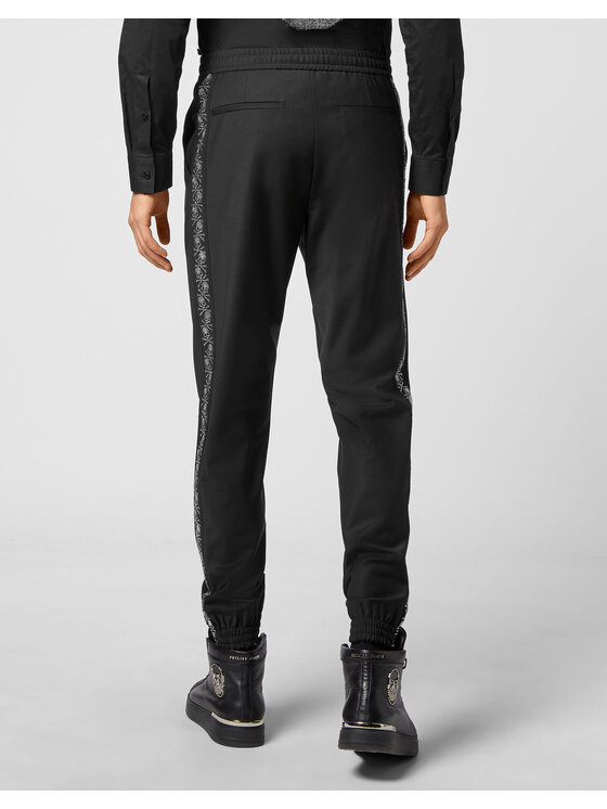 PHILIPP PLEIN PHILIPP PLEIN Spodnie dresowe 8971 Czarny Jogger Fit