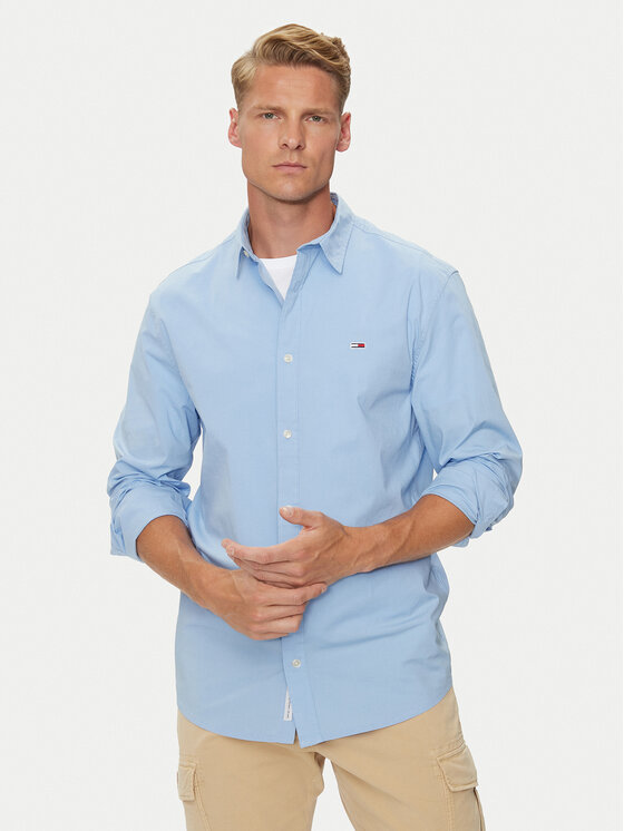 Tommy Jeans Tommy Jeans Hemd Entry DM0DM19519 Blau Regular Fit