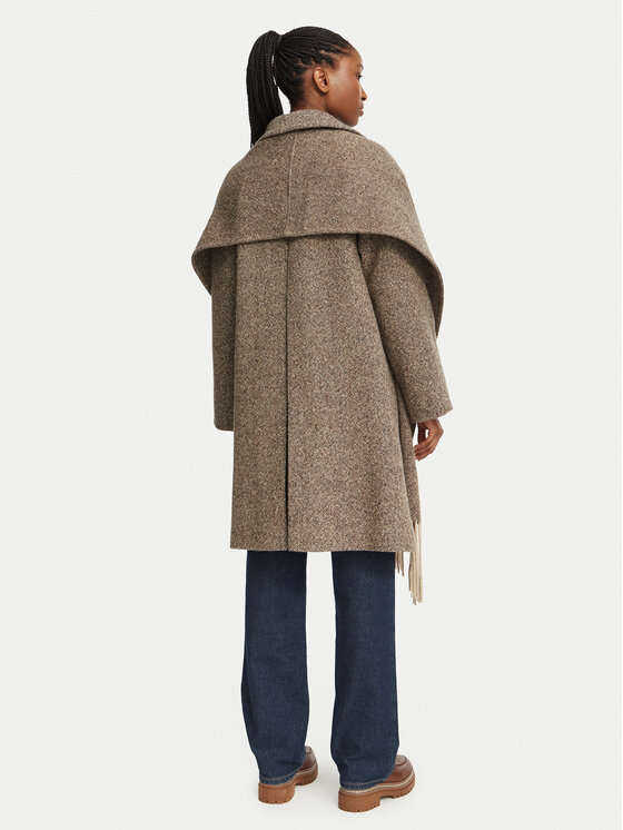 Weekend Max Mara Weekend Max Mara Płaszcz wełniany Latino 2625016032 Brązowy Regular Fit