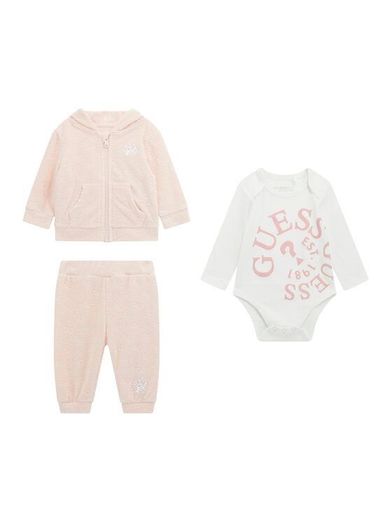 Guess Guess Trenirka komplet H5BW02 KAVN4 Roza Regular Fit