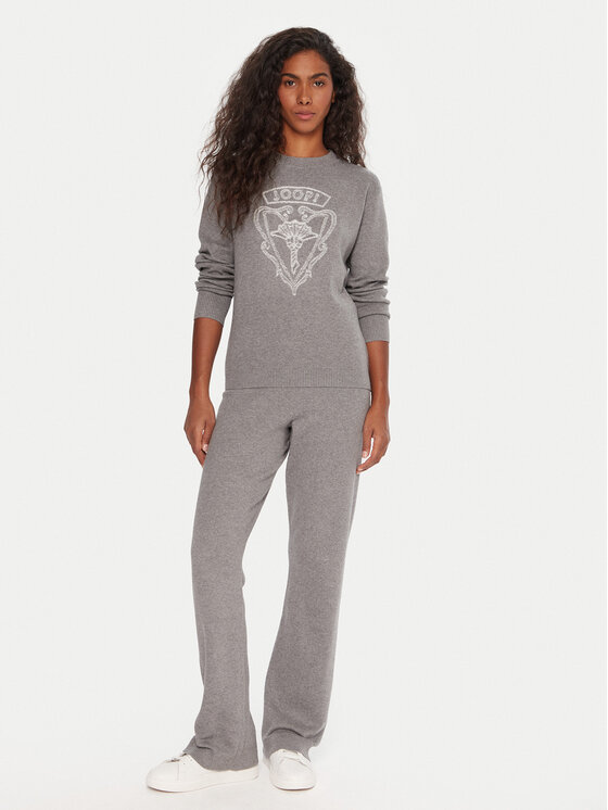 JOOP! JOOP! Pletene hlače 58 254KN58Kinsi 30048478 Siva Regular Fit