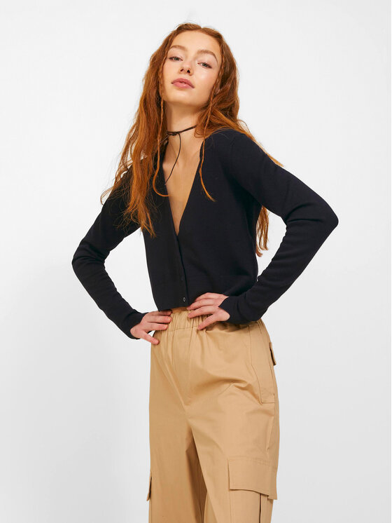 JJXX Cardigan Sabel 12224471 Negru Regular Fit