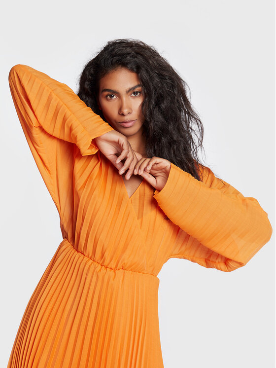 Samsøe Samsøe Samsøe Samsøe Kokteiļkleita Annica F22300223 Oranžs Relaxed Fit