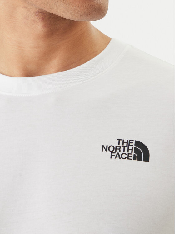 The North Face The North Face Tričko Vertical NF0A8GV1 Biela Regular Fit