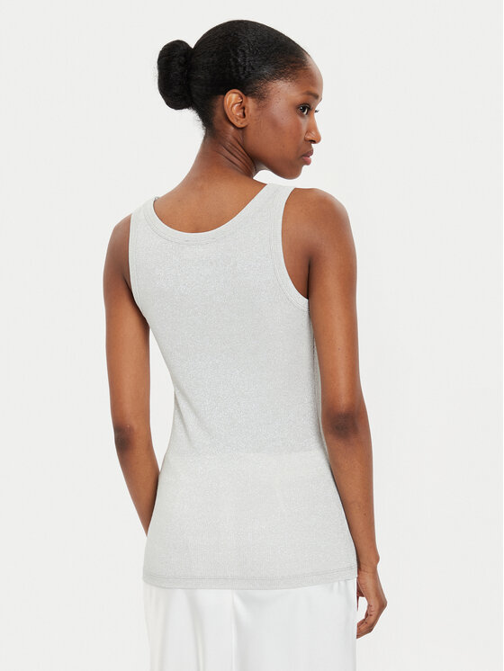 ViCOLO ViCOLO Top UB0009 Srebrny Regular Fit