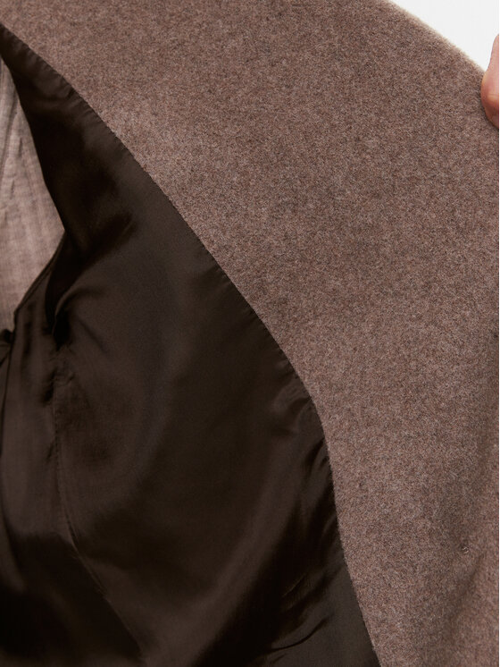Herskind Herskind Płaszcz wełniany Wanda 4908816 Beżowy Regular Fit