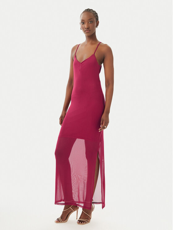 ONLY Rochie de vară Magda 15372730 Roșu închis Bodycon Fit
