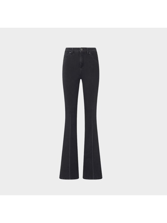 PINKO PINKO Jeansy Francis Flare Czarny Wide Leg