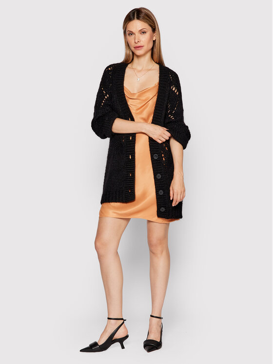 TWINSET TWINSET Kardiganas 222TP3233 Juoda Regular Fit