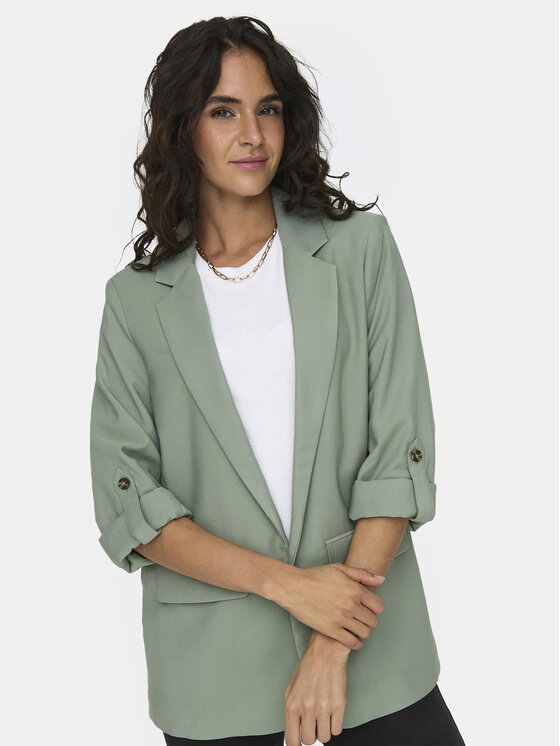 ONLY ONLY Pintsak Aris 15310839 Roheline Loose Fit