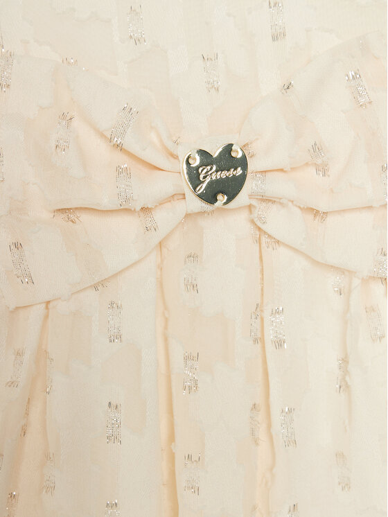 Guess Guess Vestito elegante A4RK16 WFYL0 Beige Regular Fit