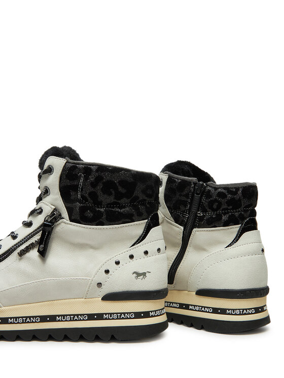 Mustang Mustang Schnürschuhe 1364-503 Weiß