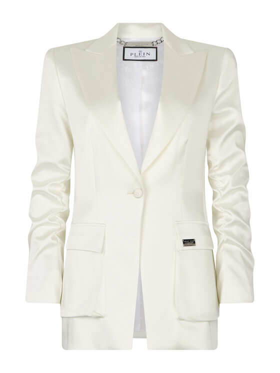 PHILIPP PLEIN PHILIPP PLEIN Giacca da abito 29121 Bianco Loose Fit