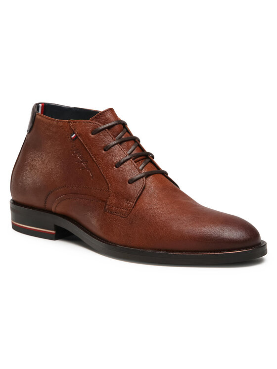 Tommy Hilfiger Polacchine Signature Hilfiger Leather Boot