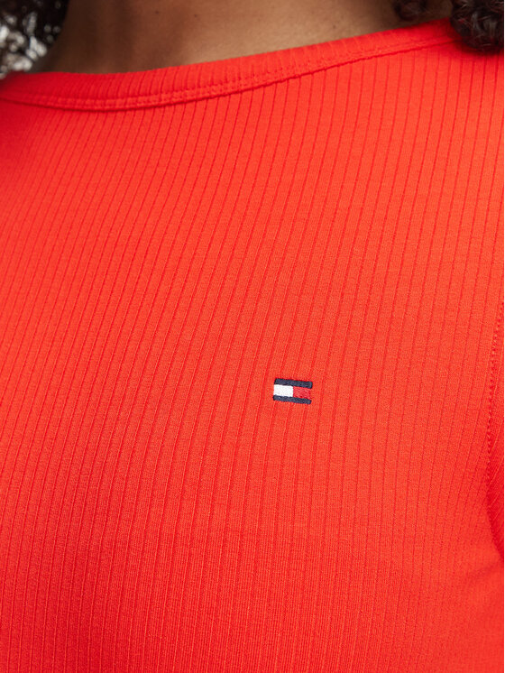 Tommy Hilfiger Tommy Hilfiger Igapäevane kleit WW0WW49312 Punane Regular Fit