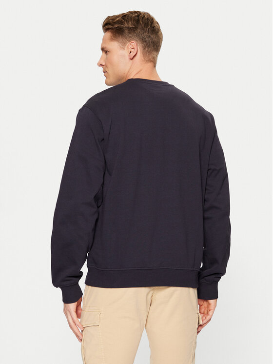 Hunter Hunter Суитшърт Victor HARM0040242 Тъмносин Regular Fit