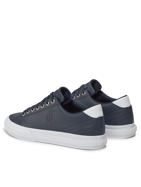 Tommy Hilfiger Tommy Hilfiger Superge Th Hi Vulc Street Low Lth Ess FM0FM04896 Modra