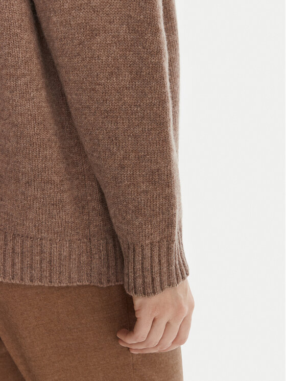 Weekend Max Mara Weekend Max Mara Krekls ar augstu apkakli Borgia 2525366112 Brūns Relaxed Fit