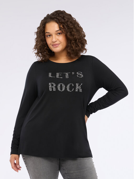 Fiorella Rubino Fiorella Rubino T-shirt G229L008534N033 Nero Regular Fit